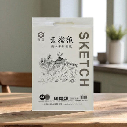 Sketch Paper Loose Sheets – Premium 160GSM Acid-Free Drawing Paper