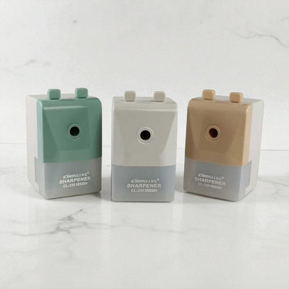 Desk Pencil Sharpener - Easy to Use, Durable & Compact for Students & Professionals