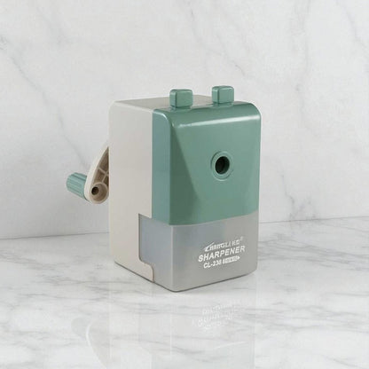 Desk Pencil Sharpener - Easy to Use, Durable & Compact for Students & Professionals