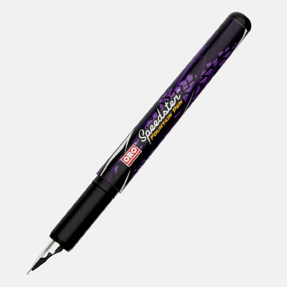 ORO Speedster Fountain Pen - Unique Green Leaf Pattern , Smooth Ink Flow