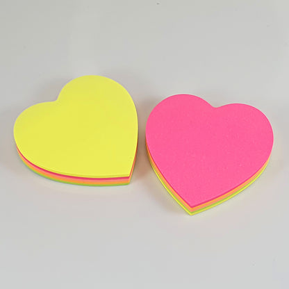 Multi-Color Shaped Sticky Notes - Strong Adhesive - Ideal for Office, School & Home